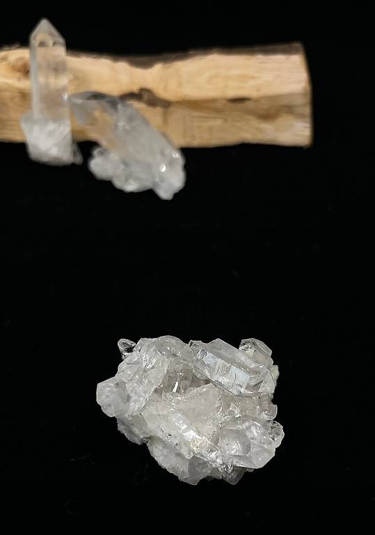 Minerali & Pietre curative: lot de cristaux de roche - 2 druses – Usato da Ballaigues venduto da valfleur 3