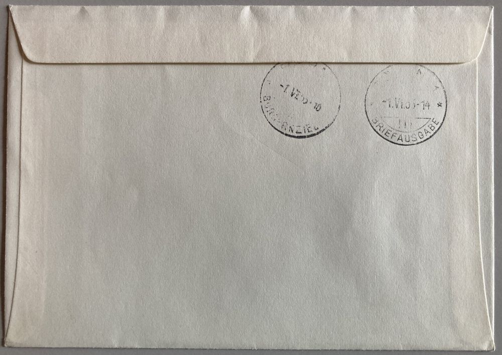 FDC Pro Patria 1953 illustriert P5 SBK 100 Fr (Gebraucht) in Flawil