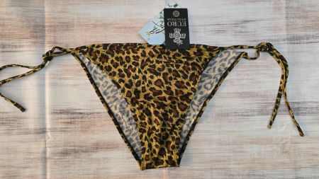 Side-Tie Bikini Slip - XL - Leopard 👙