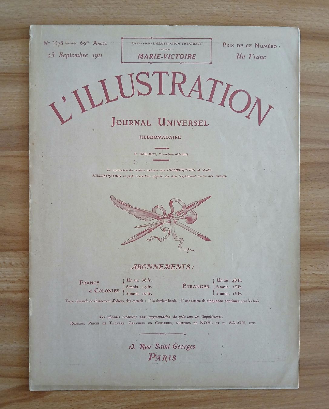 Riviste & Magazine: L'illustration 1911 – Usato da Le Sentier venduto da arc_2thy