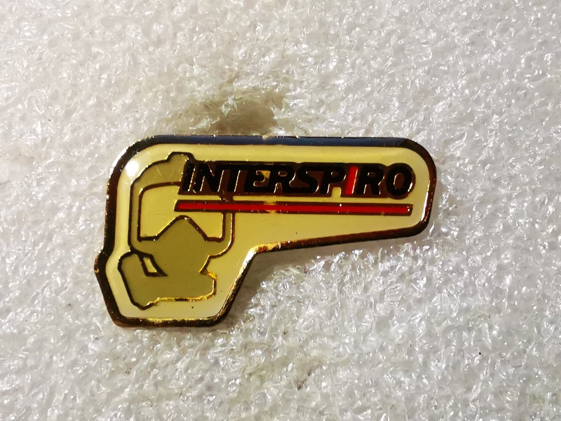Placchette & Badge: Ansteckpin 56: Interspiro – Usato da Oppligen venduto da Pin-Fall-Shop