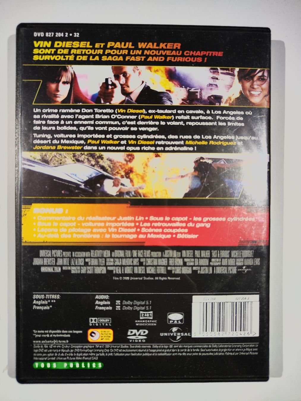 Alle DVDs: DVD - Fast & Furious 4 – Gebraucht aus Commugny von Teksen 1