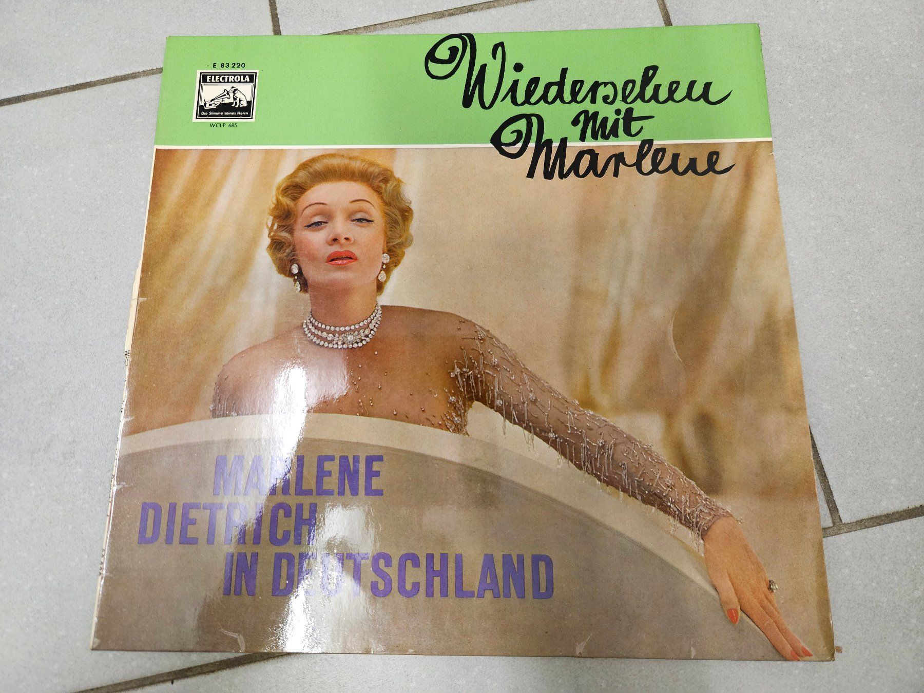 Dischi in vinile: Marlene Dietrich Schallplatte "Wiedersehen mit Marlene" – Usato da Fisibach venduto da sare01