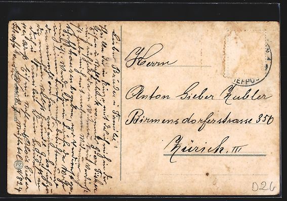 Cartoline postali: Schaffhausen, Teilansicht der Stadt mit  – Usato da Berlin venduto da bartko-reher 1