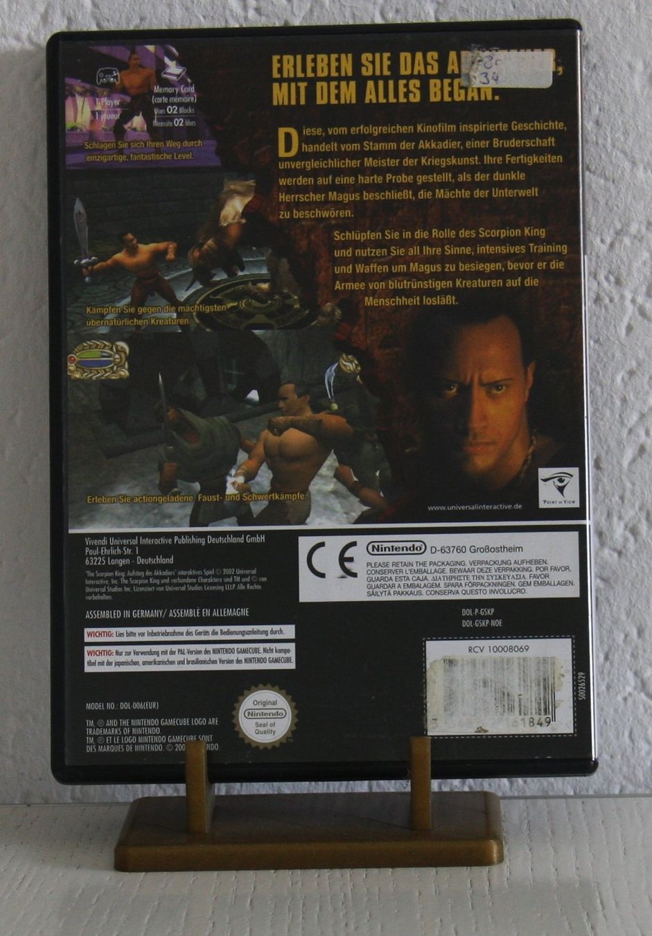 Nintendo Jeux: Gamecube The Scorpion King – D'occasion à Fisibach par Re-Games24 1