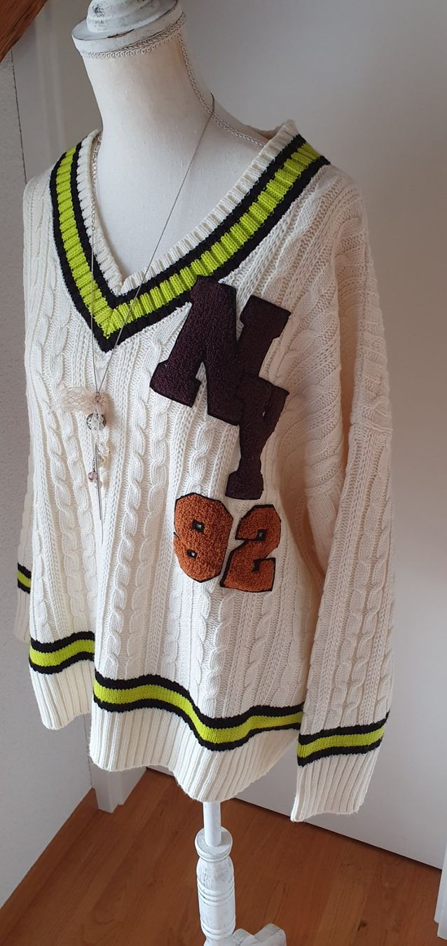 Maglioni & Felpe: Cooler neuer V-Ausschnitt Strickpullover – Nuovo (secondo la descrizione) da Hittnau venduto da Gamoe 1
