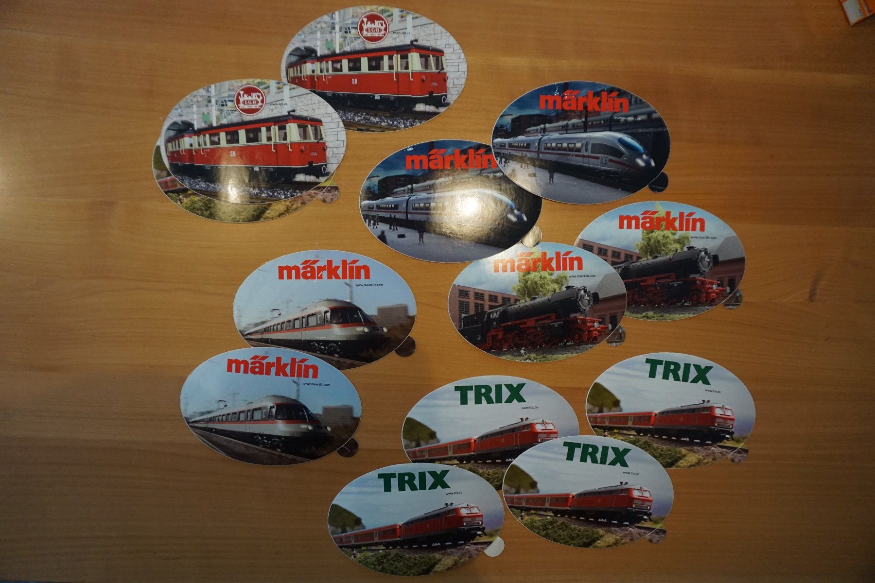 Märklin Modellini di ferrovie: Märklin / Trix 12 Aufkleber – Usato da Wohlen AG venduto da modellbahner-ch