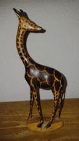Holz-Giraffe, handgeschnitzt, Deko-Objekt für Afrika-Fans