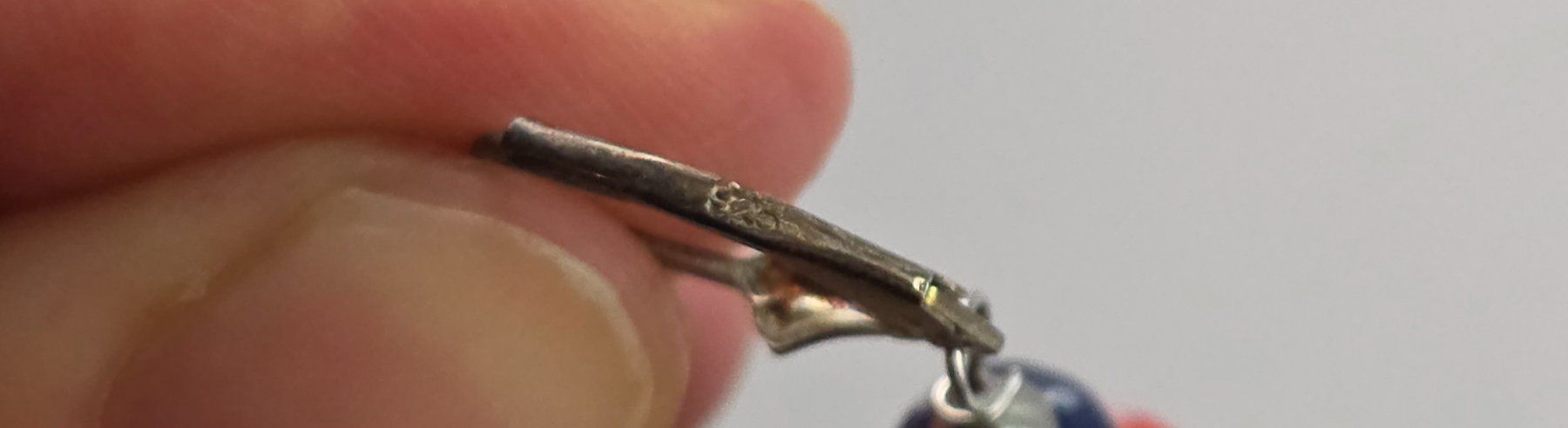 Orecchini pendenti & Orecchini a lobo: Vintage Silber Ohrringe mit Glas  695 – Usato da Wald ZH venduto da Martin79 5