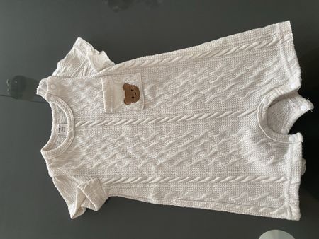 Barboteuse Shein beige motif ours taille 3-6 mois