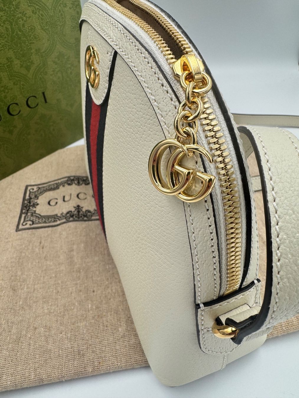 Gucci Taschen für Damen: Gucci Tasche Ophidia weiss – Neu und originalverpackt aus Wiedlisbach von Sistershop 8