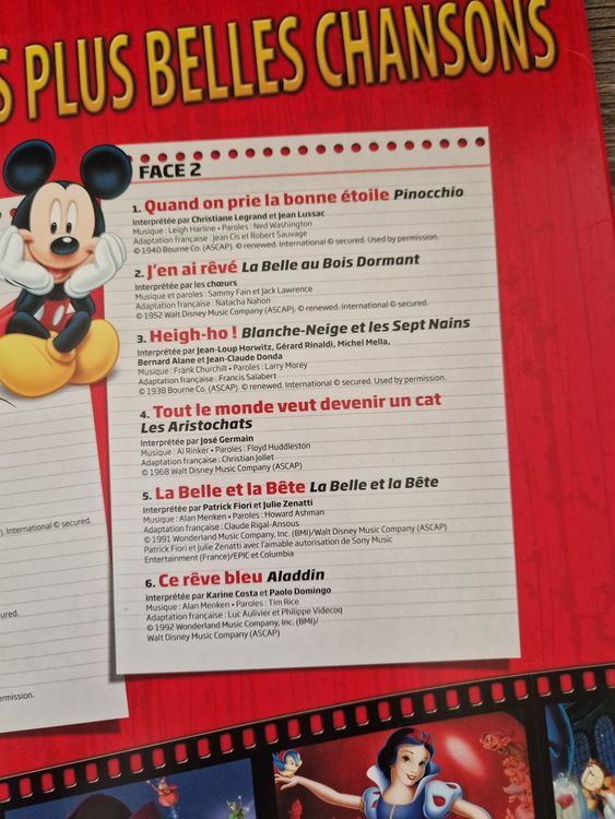 DISNEY Les plus belles chansons Kaufen auf Ricardo