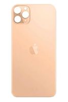 Iphone 11 pro Max Rückglas Gold Big Hole