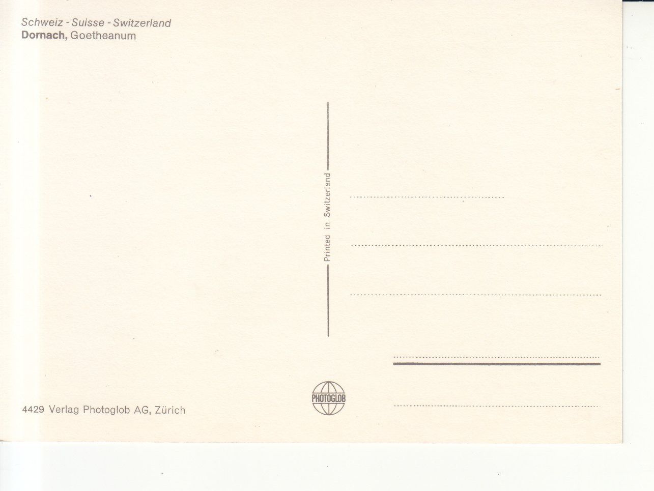 Cartoline postali: Dornach ca. 1970 – Usato da Bürglen TG venduto da StampGraf 1