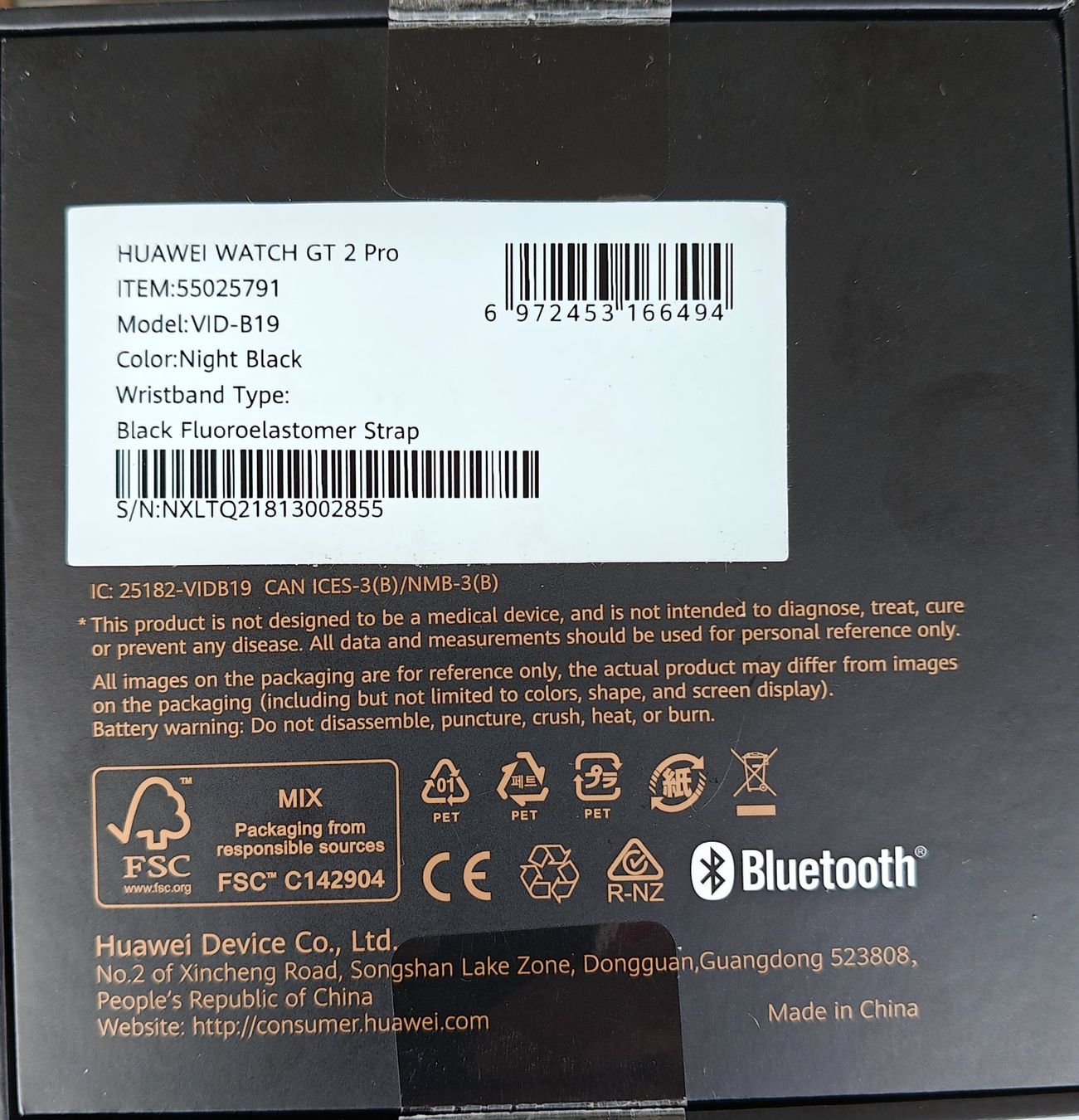 Huawei Smartwatch: Huawei Watch GT 2 Pro - Noir – Usato da Neuchâtel venduto da Ermoli