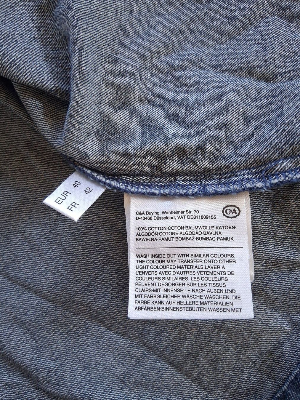 C&A Vestiti: Jeans Kleid Gr. 40 – Usato da Lengnau AG venduto da Nathi88 3