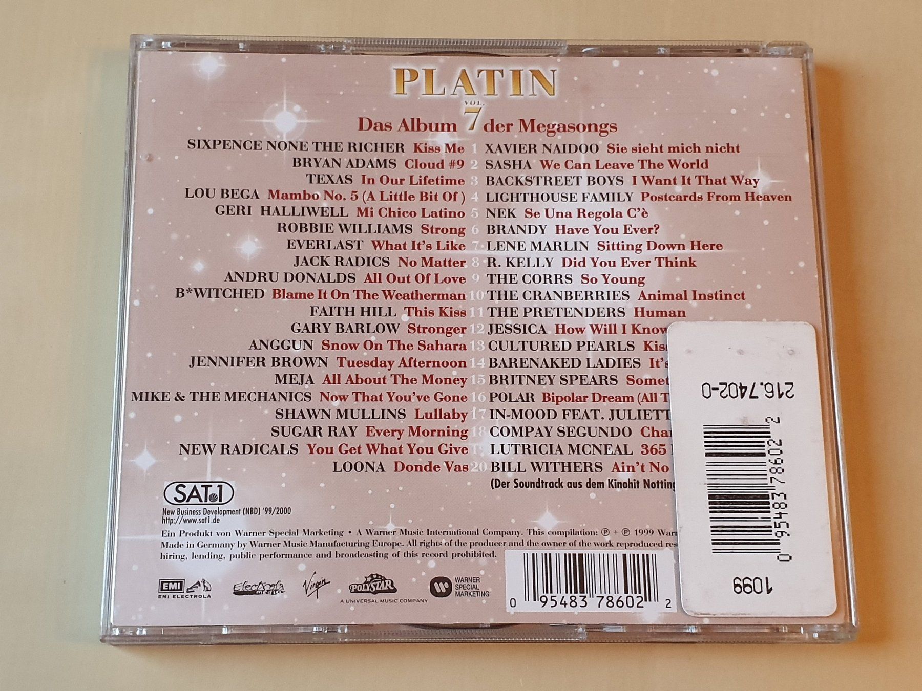 CDs: Platin Vol. 7 – Gebraucht aus Stansstad von collectorsshop 1