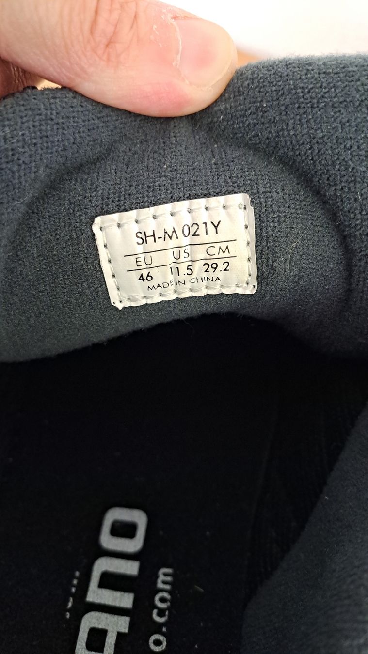 Shimano Chaussures hommes: Veloschuhe Gr.46 – D'occasion à Unteriberg par 12Schneehasen 3