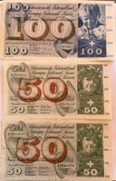 Lot de 8 billets banque Suisse pour collectionneurs