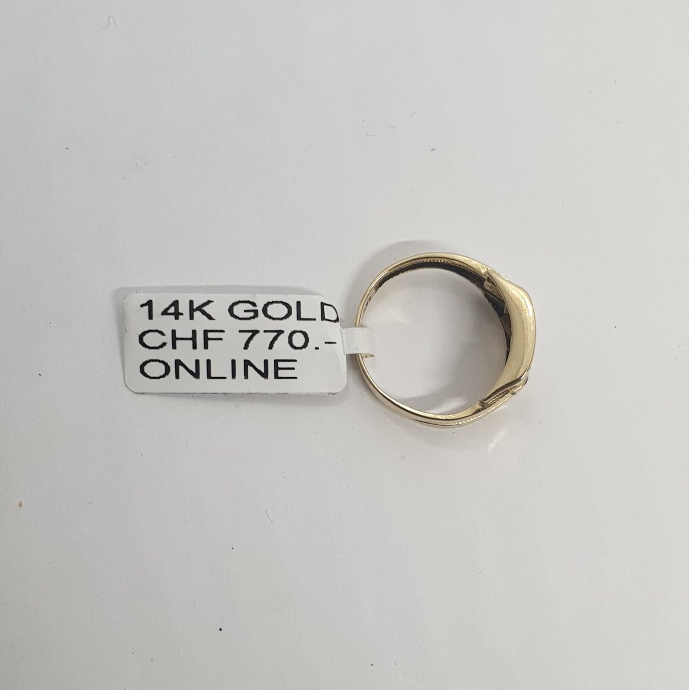 Anelli: Echt 14K Gold Ring – Usato da Luzern venduto da Goldhaus-Luzern 1