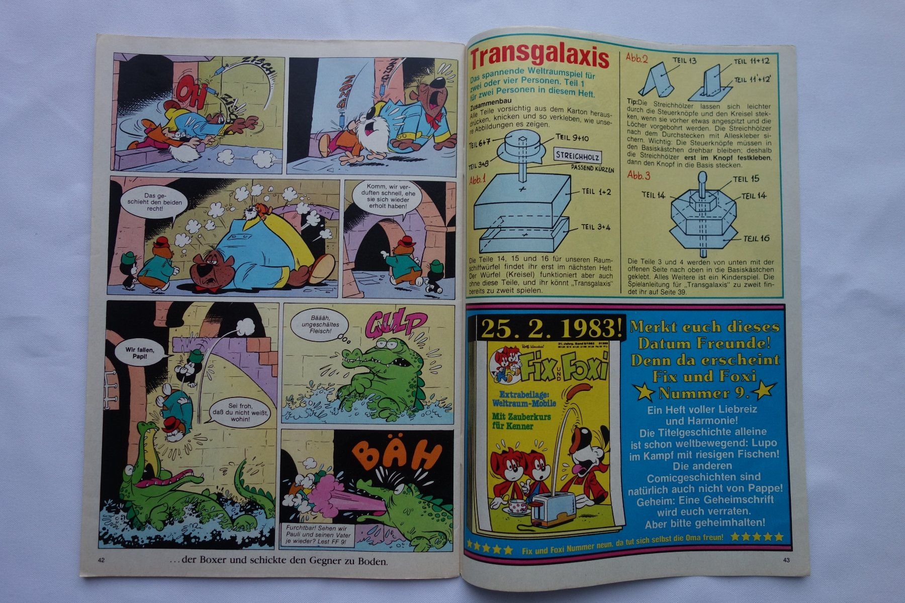 Comics: Fix und Foxi - Band 8/1983 - Gratis Versand ! – Gebraucht aus Luzern von ron_35 8