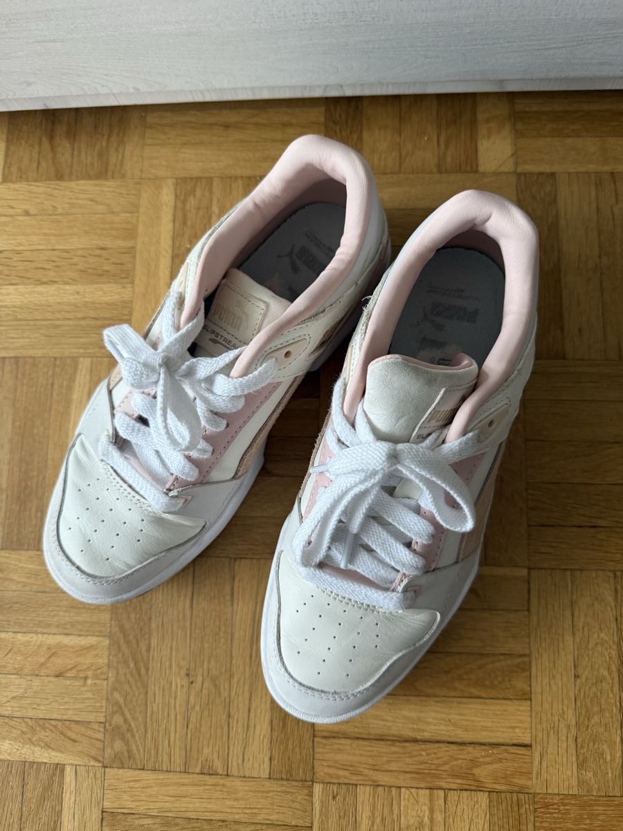 Puma Scarpe da donna: Puma White/Pink Sneakers – Usato da Zürich venduto da ire_fn66 1