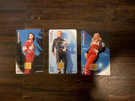 Taxcards 2002 - Eliane Rüegg, Evelyn Streiff, Käthy Champion