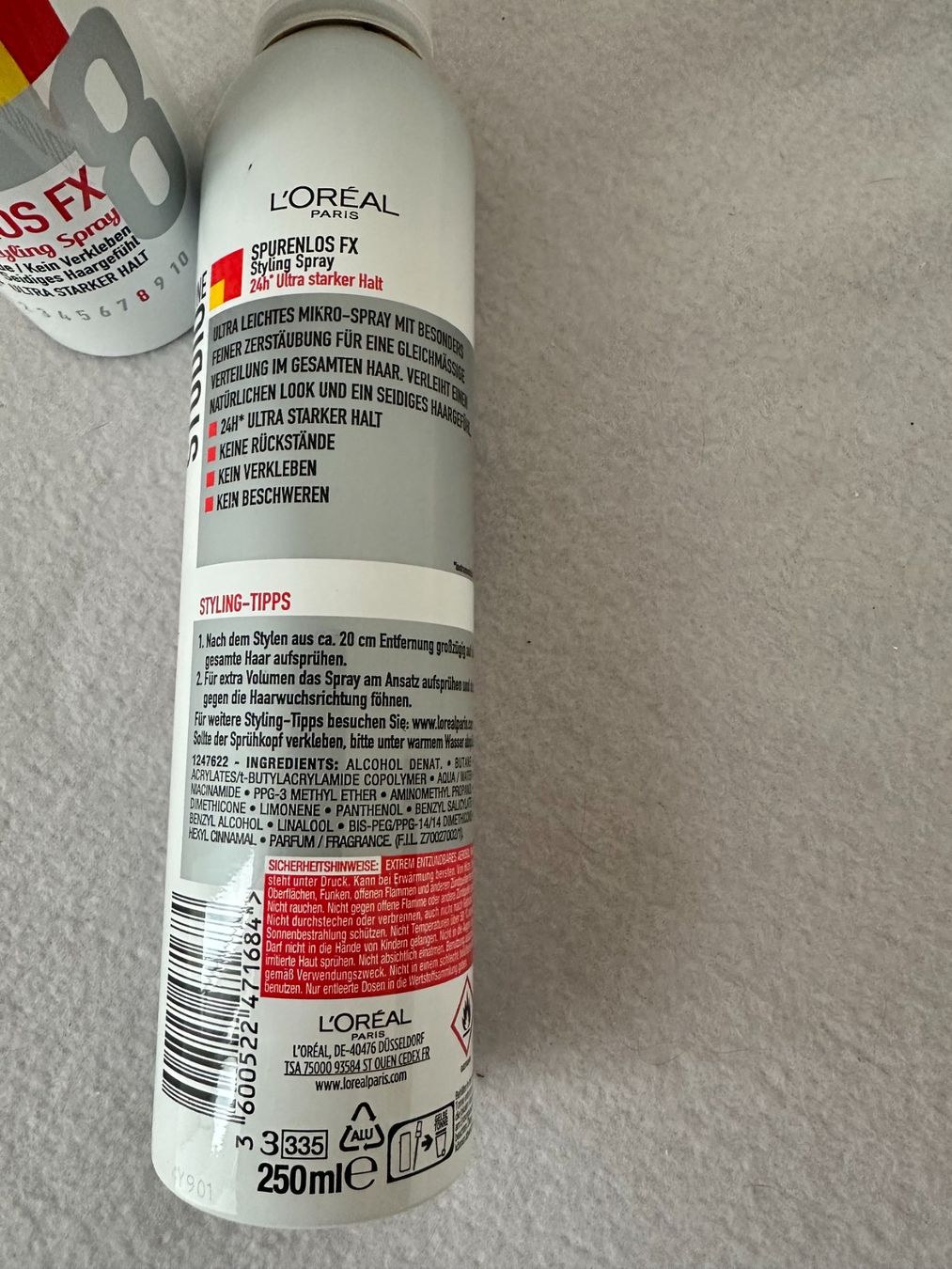 L'Oréal Prodotti per capelli: 2x L'Oréal Paris Studio Line Spurenlos FX Styling Spray – Nuovo e nell'imballaggio originale da Auw venduto da beretta1966 2