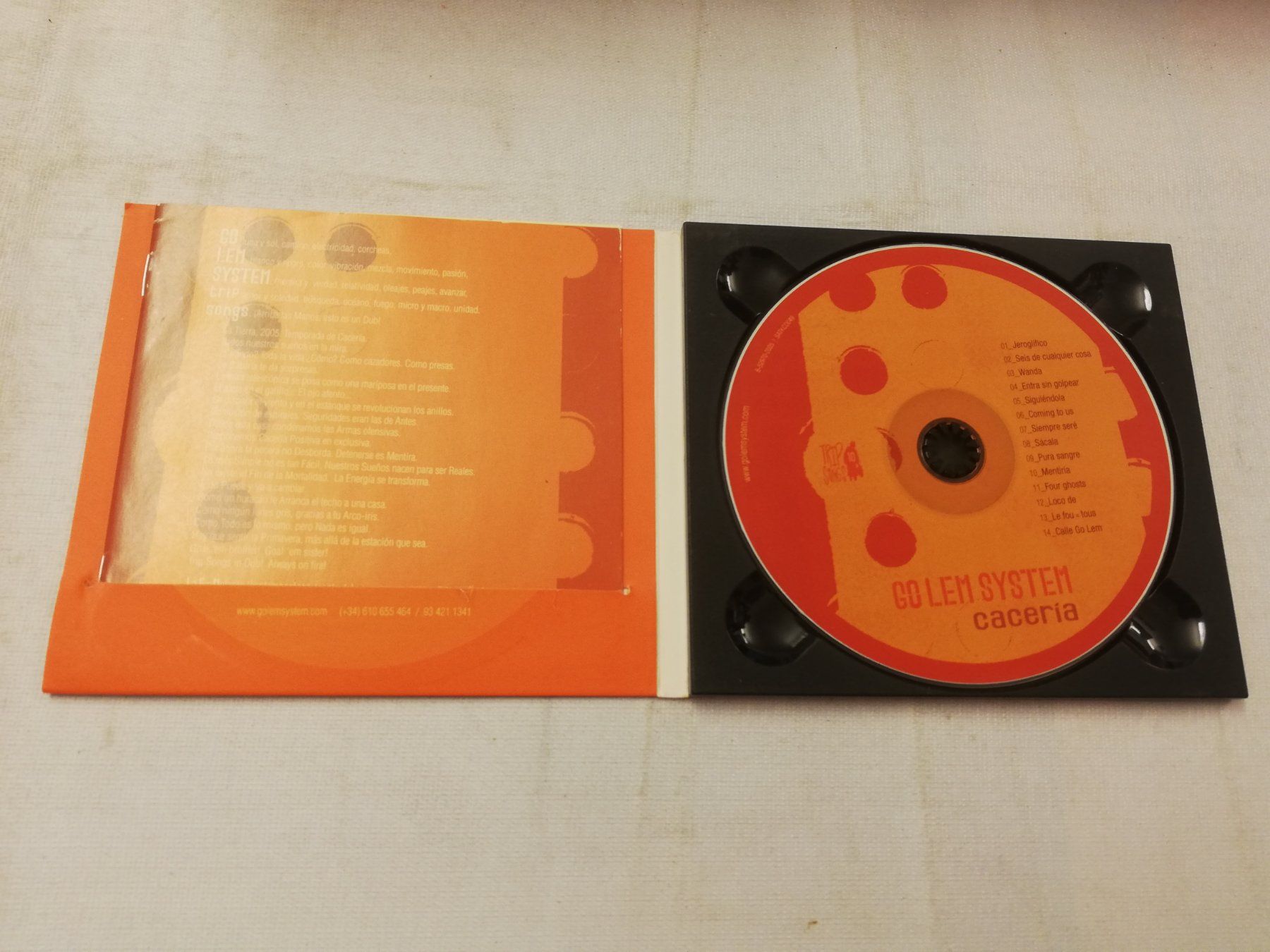 CDs: CACERIA - GO LEM SYSTEM – D'occasion à Bern par Vinylsound.ch 2