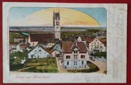 Gruss aus Andelfingen - Militär-Stempel u. Aushilfsstempel