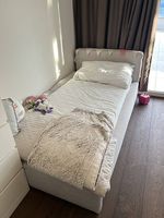 Einzelbett gepolstert inkl Lattenrost