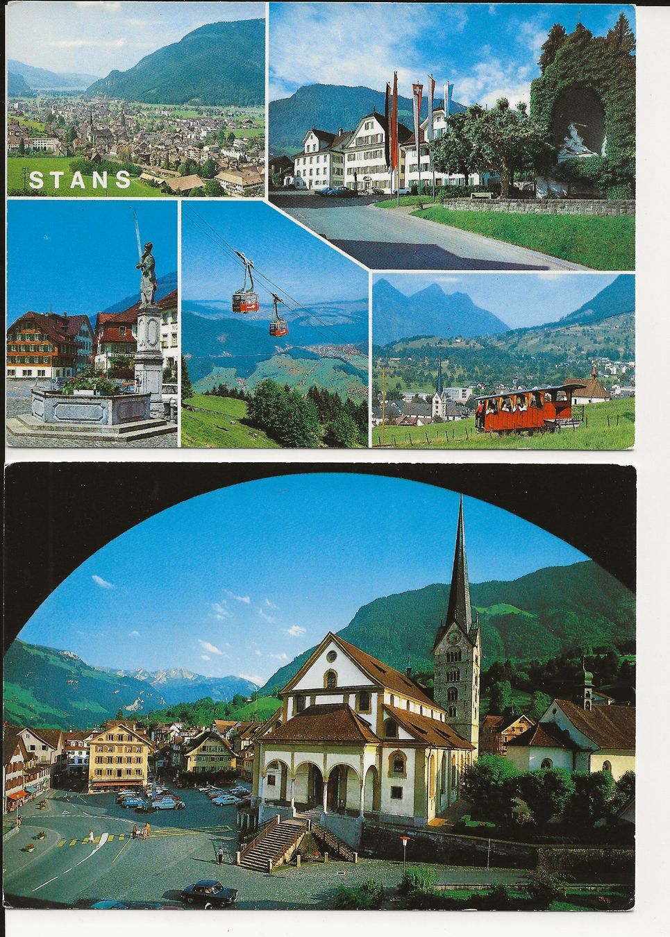 Cartoline postali: 2 AK ca. 1968 Stans NW – Usato da Greifensee venduto da 315WDO
