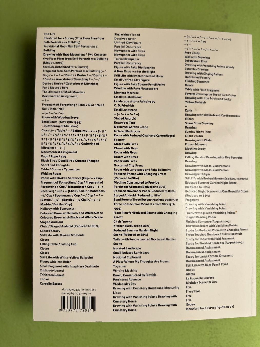 Libri: The Absence of Mark Manders. – Usato da Zürich venduto da allp 8