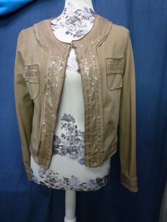 THE HACKBARTHS ÜBERGANGS JACKE GLITZER GR M NEU HAKEN HERBST