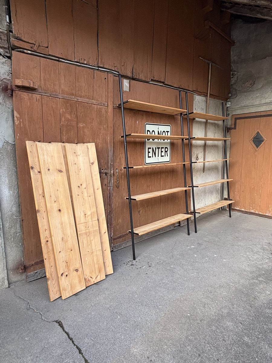 Scaffali: Trois bibliothèques télescopiques vintage – Usato da Arnex-sur-Orbe venduto da Tutu1037 6