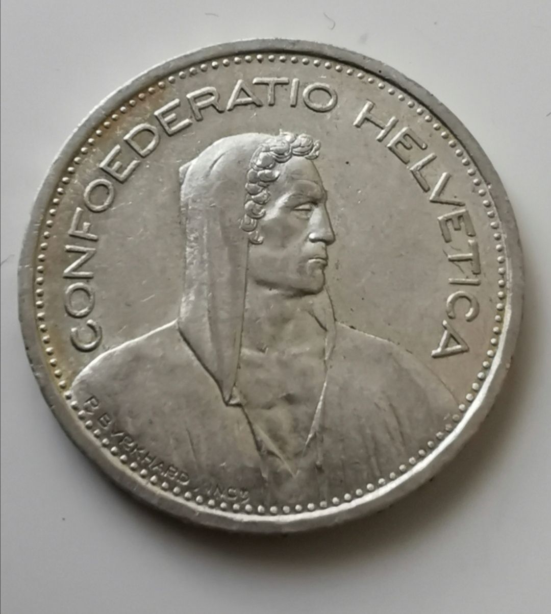 Tutti le monete: 5 Franken 1954 Silber Top – Usato da Zürich venduto da turbopuz 1
