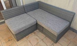 Elegante Polstergarnitur für Garten & Balkon - Top Zustand