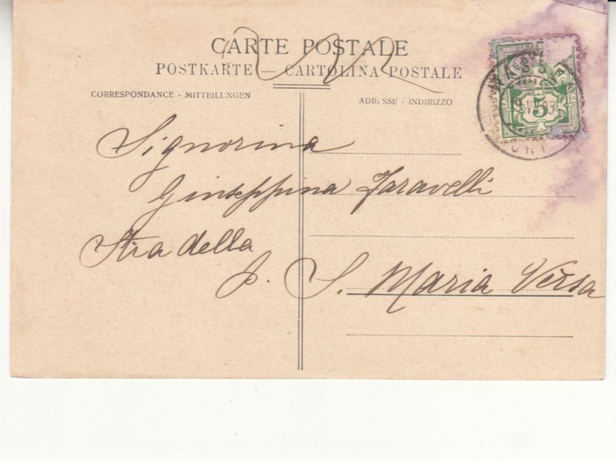 Cartoline postali: Wassen 1905 – Usato da Bürglen TG venduto da StampGraf 1