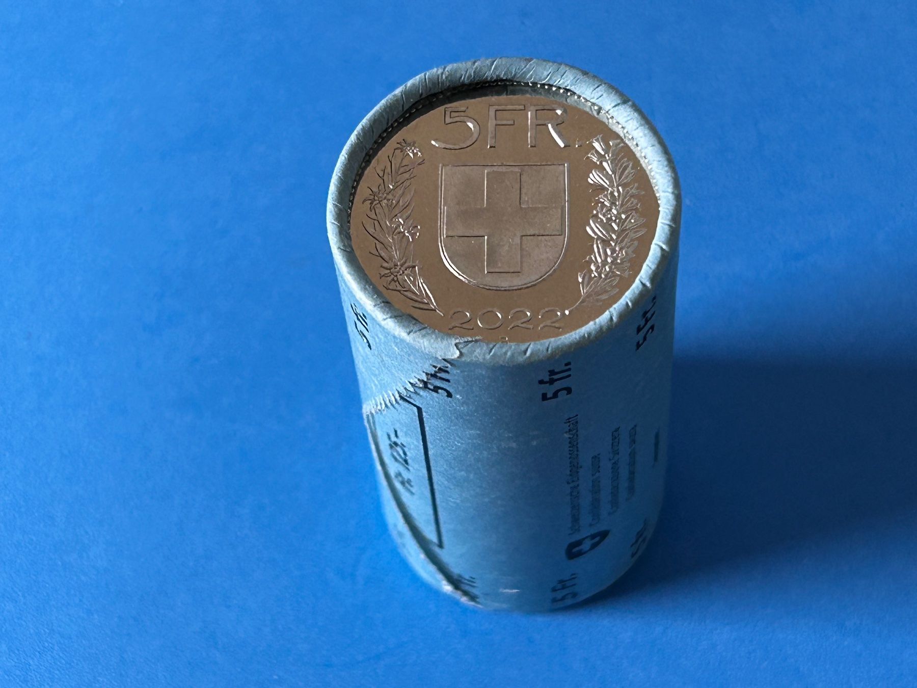 Tutti le monete: 5 Francs / Franken 2022 UNC from coin roll – Nuovo (secondo la descrizione) da Corcelles NE venduto da AJKader 1