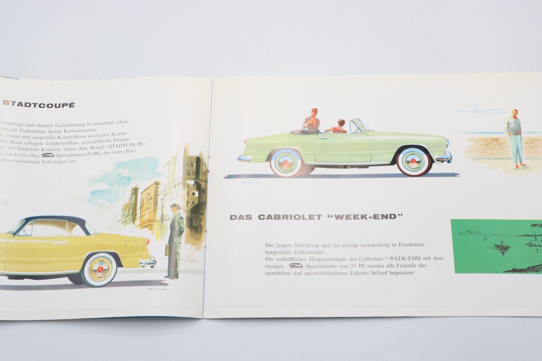 Simca Documents: Simca Aronde 1300 1956 Prospekt – D'occasion à Bühl b.Aarberg par Collectorpassions 7