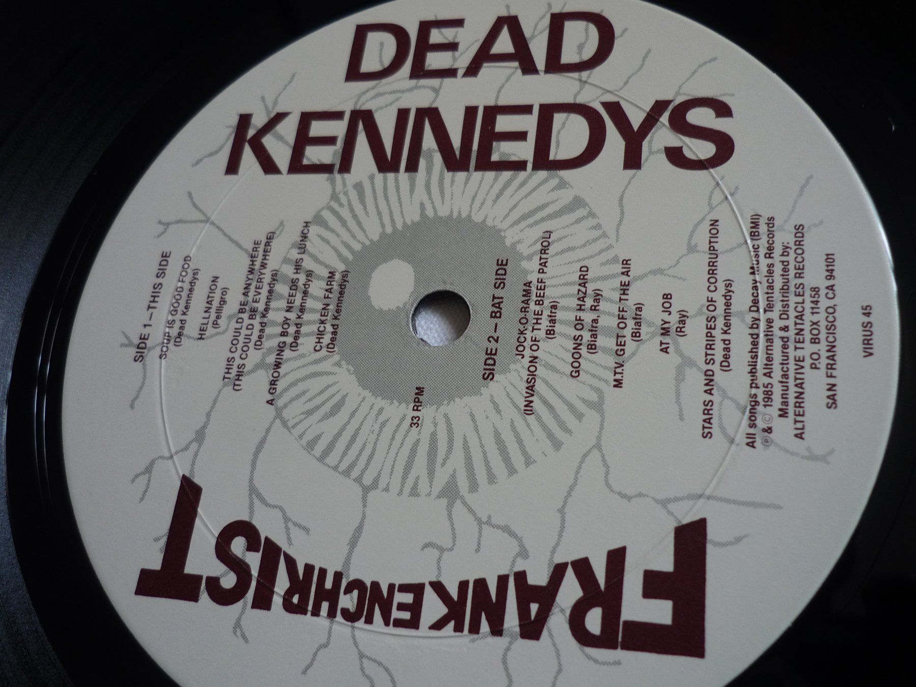 Vinyles: 12" Vinyl - Dead Kennedys - frankenchrist – D'occasion à Beringen par zzRegal 3