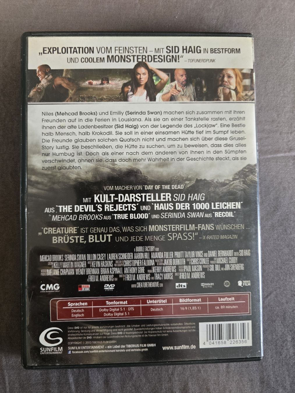 Tutti i DVDs: DVD - Creature uncut – Usato da Zug venduto da nic_wlj8 1