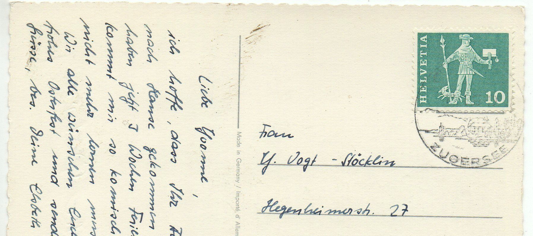 Cartoline postali: FROHE OSTERN – Usato da Jona venduto da philajona 1