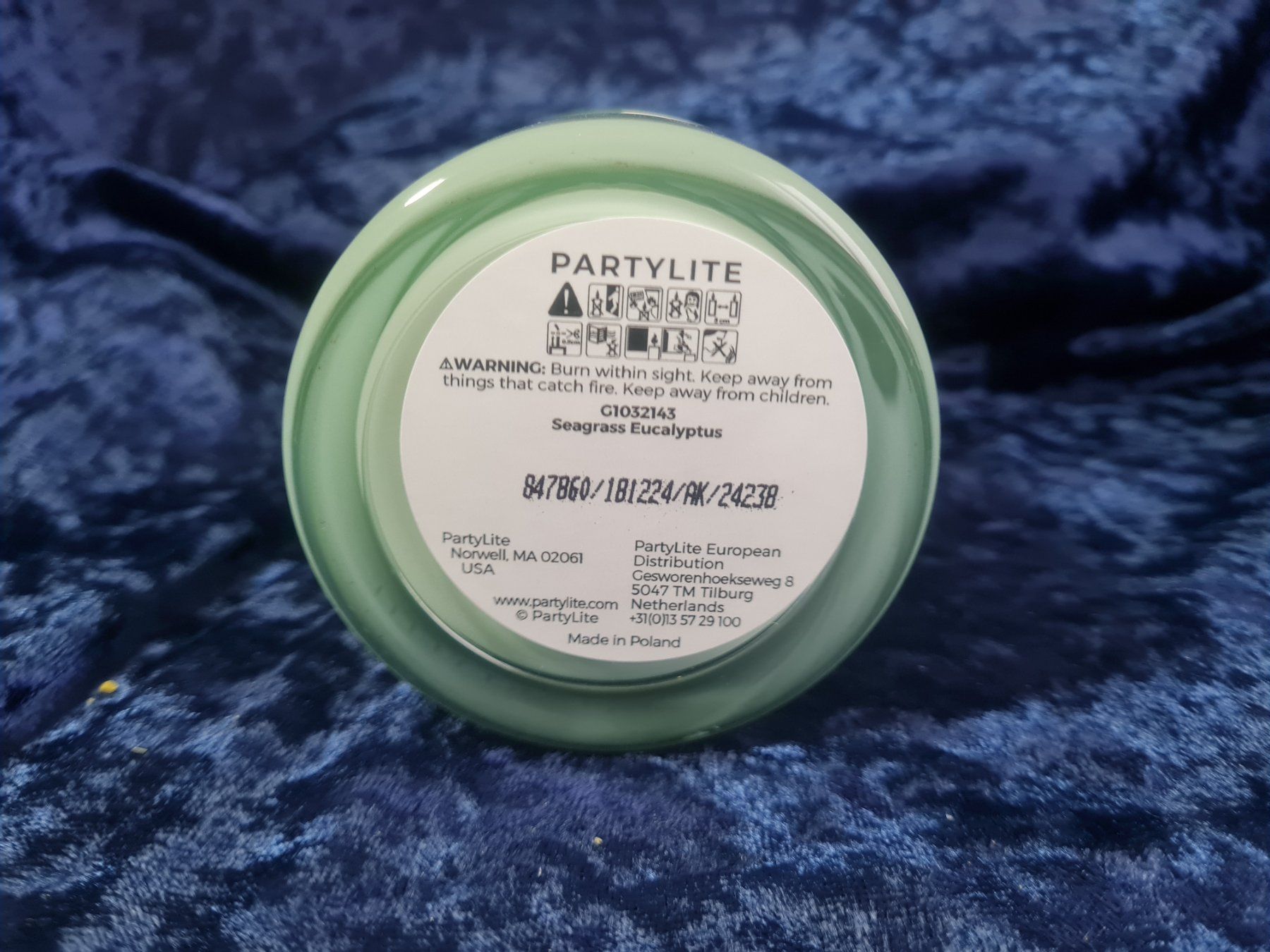 Partylite Candele: PartyLite - Duftwachsglas Escentials, Seagrass Eucalyptus – Nuovo e nell'imballaggio originale da Othmarsingen venduto da Kleibai 2