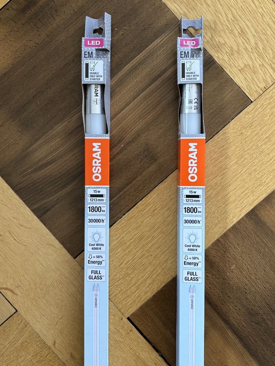 Osram LED TUBE T8 EM FLUORA 1200 Mm – 15W LED-Röhre Im 8er-Pack – Fördert Pflanzenwachstum, Energiesparend & Quecksilberfrei – Ohne Umverdrahtung