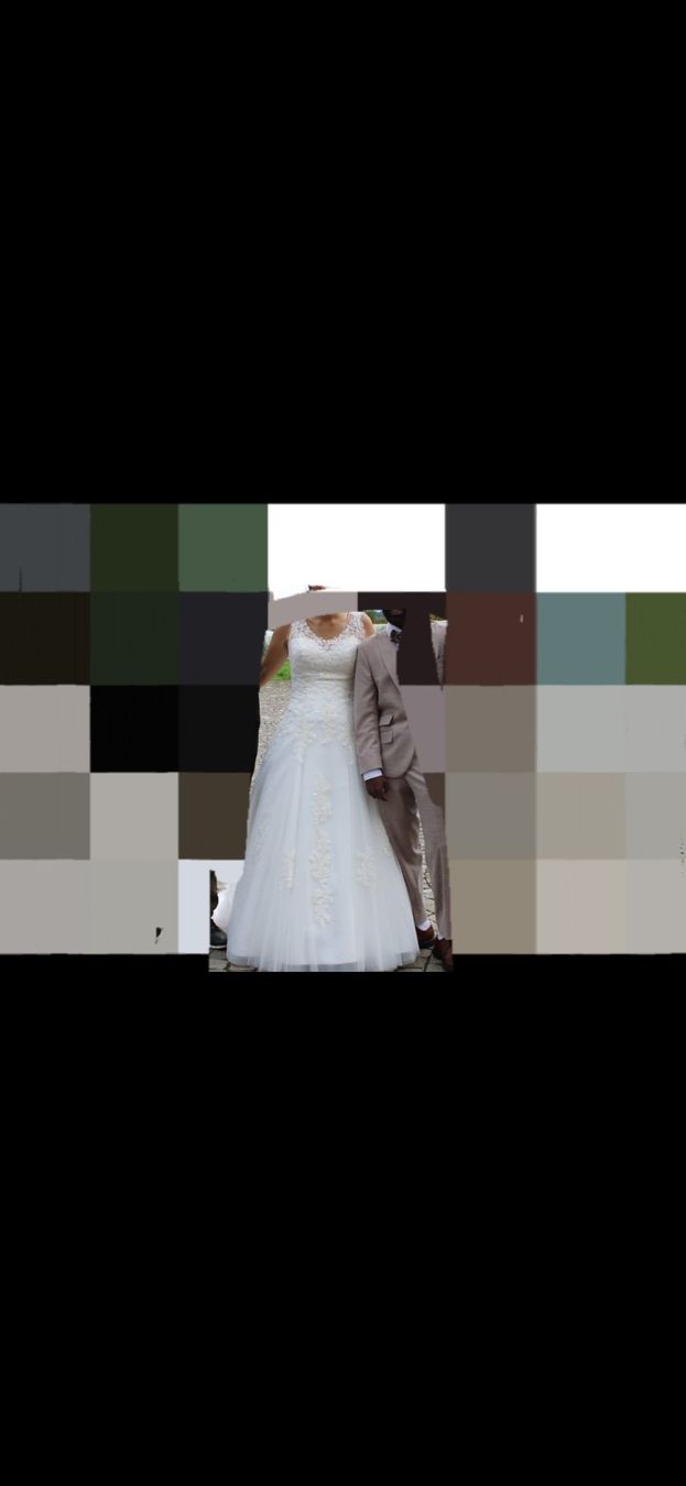 Vestiti: Brautkleid, einmal getragen, Grösse 44/46 – Nuovo (secondo la descrizione) da Bülach venduto da thavathassathees 7