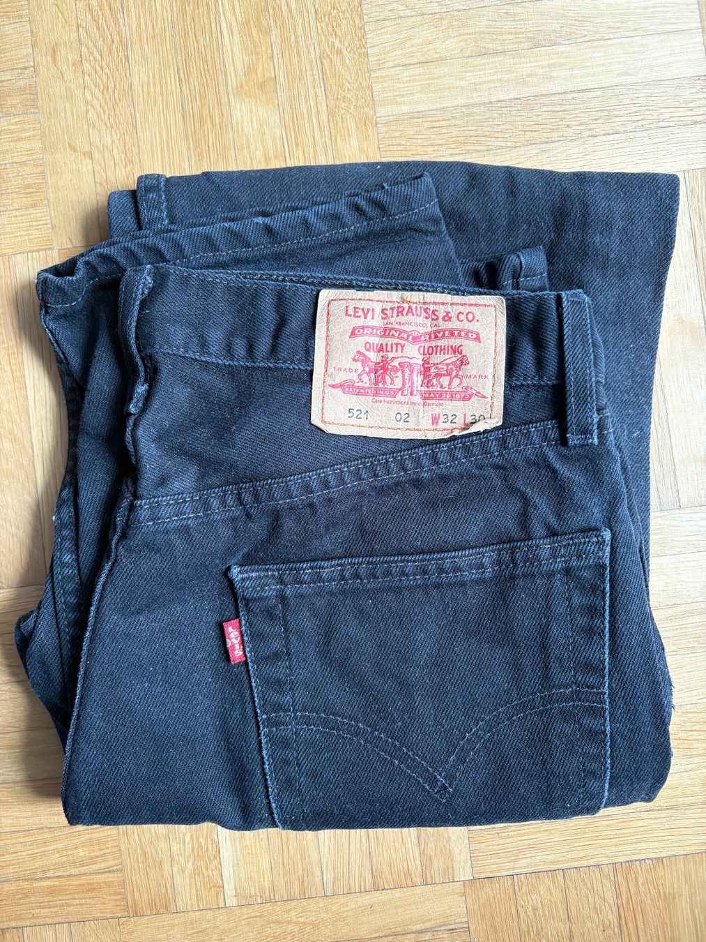 Levi's Jeans: Lewis 521 - Schwarz - W32 L30 – Usato da Zürich venduto da Malcom