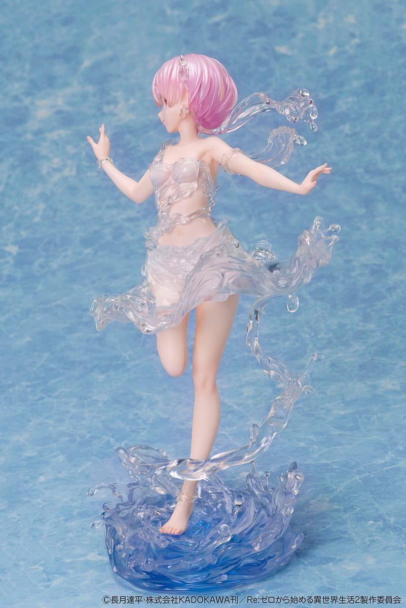 Statuette: Re:Zero 1/7 Ram Aqua Dress 23 cm – Nuovo e nell'imballaggio originale da St-Imier venduto da ATTAKSHOP 5
