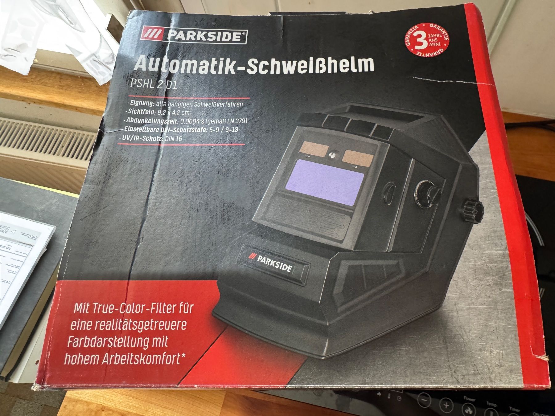 Parkside Postes à souder: Parkside Schweisshelm Automatik mit LED PSHL 2 D1 – Neuf avec emballage d'origine à Rüti ZH par Eraymueller