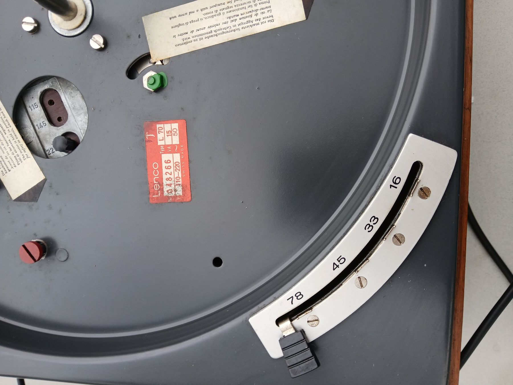 Lenco Plattenspieler: Lenco L70 "die Legende" – Gebraucht aus Zürich von Beat41 3
